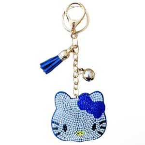 Hello Kitty Rhinestone Purse Charm/key chain NWT